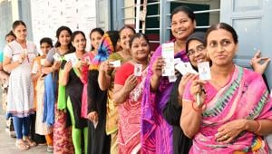 All elections will be held on October 21 and results will be declared on October 24.(ANI Photo) All elections will be held on October 21 and results will be declared on October 24.(ANI Photo)
