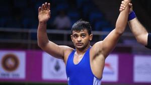 File image of Deepak Punia.(PTI) File image of Deepak Punia.(PTI)