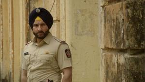 Saif ALi Khan plays the lead character of police officer Sartaj Singh in Sacred Games. Saif ALi Khan plays the lead character of police officer Sartaj Singh in Sacred Games.