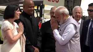 United States, Sep 21 (ANI): Prime Minister Narendra Modi arrives in Houston, Texas on Saturday. ()(ANI Photo)