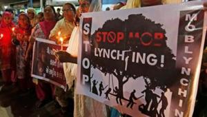 A man died and two others were injured when a mob assaulted them over allegations of cow slaughter.(Reuters photo) A man died and two others were injured when a mob assaulted them over allegations of cow slaughter.(Reuters photo)