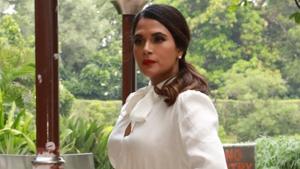 Richa Chadda promotes her film Section 375 in New Delhi.(IANS) Richa Chadda promotes her film Section 375 in New Delhi.(IANS)