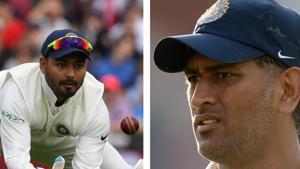 Pant has been viewed as a successor to MS Dhoni(HT Collage) Pant has been viewed as a successor to MS Dhoni(HT Collage)