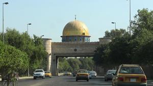 The latest attack was within the walled-off Green Zone which hosts foreign embassies and Iraqi government buildings, comes amid heightened tensions between Baghdad’s two main allies, Tehran and Washington.(AP Photo) The latest attack was within the walled-off Green Zone which hosts foreign embassies and Iraqi government buildings, comes amid heightened tensions between Baghdad’s two main allies, Tehran and Washington.(AP Photo)