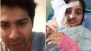 Varun Dhawan sent 14-year-old Muskan a video message, hoping to meet her in person very soon. Varun Dhawan sent 14-year-old Muskan a video message, hoping to meet her in person very soon.