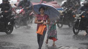 Over the past 24 hours (8.30am Tuesday and 8.30am Wednesday), Matheran recorded the highest rain in the state at 108.4 mm, followed by Beed at 98 mm, Ratnagiri 98.9 mm, Kolhapur 64.2mm and Mahabaleshwar 53 mm.(Satish Bate/HT file photo) Over the past 24 hours (8.30am Tuesday and 8.30am Wednesday), Matheran recorded the highest rain in the state at 108.4 mm, followed by Beed at 98 mm, Ratnagiri 98.9 mm, Kolhapur 64.2mm and Mahabaleshwar 53 mm.(Satish Bate/HT file photo)