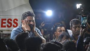Minister of state in the ministry of environment, forest and climate change Babul Supriyo leaves after a meeting, Jadavpur University,, Kolkata, September 19, 2019(Samir Jana/HT Photo) Minister of state in the ministry of environment, forest and climate change Babul Supriyo leaves after a meeting, Jadavpur University,, Kolkata, September 19, 2019(Samir Jana/HT Photo)