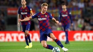 Barcelona's Frenkie de Jong in action(REUTERS) Barcelona's Frenkie de Jong in action(REUTERS)