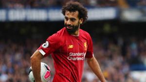 Liverpool's Mohamed Salah during the match.(REUTERS) Liverpool's Mohamed Salah during the match.(REUTERS)