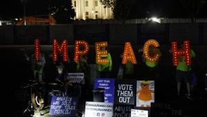 Protesters with Protesters with