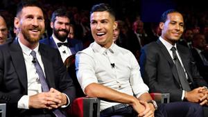 A file photo of Lionel Messi (L) and Cristiano Ronaldo.(UEFA via Getty Images) A file photo of Lionel Messi (L) and Cristiano Ronaldo.(UEFA via Getty Images)
