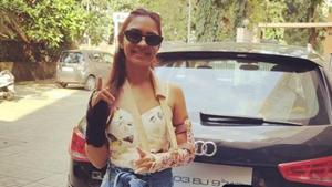 Pooja Bannerjee appeared on Nach Baliye 9 with Sandeep Jaiswal. Pooja Bannerjee appeared on Nach Baliye 9 with Sandeep Jaiswal.