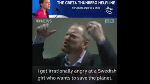 Greta Thunberg also shared the parody video with a witty caption.(Twitter/@markhumphries) Greta Thunberg also shared the parody video with a witty caption.(Twitter/@markhumphries)