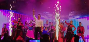 Akshay Kumar at the HT GIFA 2019 opening ceremony at the Thyagaraj Sports Complex. Akshay Kumar at the HT GIFA 2019 opening ceremony at the Thyagaraj Sports Complex.