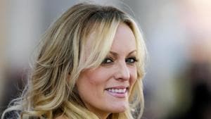 Stormy Daniels, whose real name is Stephanie Clifford, won $4,50,000 in a legal settlement with the city of Columbus, Ohio.(AP Photo) Stormy Daniels, whose real name is Stephanie Clifford, won $4,50,000 in a legal settlement with the city of Columbus, Ohio.(AP Photo)