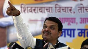 Devendra Fadnavis, Maharashtra CM, speaks to the media. BJP has deployed senior leaders like BJP’s general secretary Bhupendra Yadav, Uttar Pradesh’s deputy chief minister Keshav Prasad Maurya and Karnataka deputy chief minister Laxman Savadi to pre-empt any rebellion in the party after candidate selection.(Kunal Patil/ Hindustan Times) Devendra Fadnavis, Maharashtra CM, speaks to the media. BJP has deployed senior leaders like BJP’s general secretary Bhupendra Yadav, Uttar Pradesh’s deputy chief minister Keshav Prasad Maurya and Karnataka deputy chief minister Laxman Savadi to pre-empt any rebellion in the party after candidate selection.(Kunal Patil/ Hindustan Times)