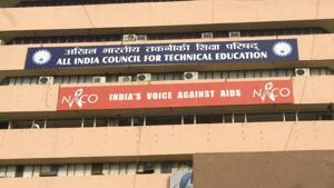 All India Council of Technical Education office.(HT File) All India Council of Technical Education office.(HT File)
