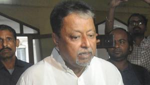 BJP leader Mukul Roy appears in front of CBI for Narda Scam in Kolkata on Saturday.(ANI) BJP leader Mukul Roy appears in front of CBI for Narda Scam in Kolkata on Saturday.(ANI)