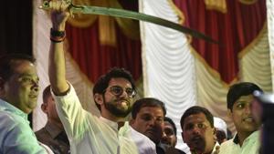 Aaditya Thackeray is the first person from his family to contest elections.(Kunal Patil/ HT PHOTO.) Aaditya Thackeray is the first person from his family to contest elections.(Kunal Patil/ HT PHOTO.)
