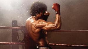 Toofan first look poster: Farhan Akhtar plays a boxer in the film. Toofan first look poster: Farhan Akhtar plays a boxer in the film.