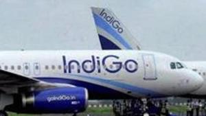 The left engine of the IndiGo plane, on the Goa-Delhi route caught fire around 20 minutes into the flight.(PTI File / Representational Photo) The left engine of the IndiGo plane, on the Goa-Delhi route caught fire around 20 minutes into the flight.(PTI File / Representational Photo)