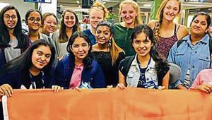 Students of Bhavan Vidyalaya school, Chandigarh visits US.(HT Photo) Students of Bhavan Vidyalaya school, Chandigarh visits US.(HT Photo)