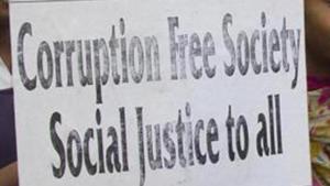 Two policemen were arrested when a video of them taking a bribe of Rs 40 surfaced. Two policemen were arrested when a video of them taking a bribe of Rs 40 surfaced.