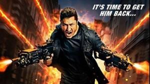 Vidyut Jammwal in a poster of Commando 3.(Instagram) Vidyut Jammwal in a poster of Commando 3.(Instagram)