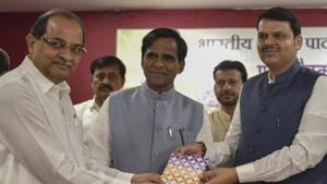 The party has repeated around 52 of its sitting legislators and included 12 women candidates in the list. Majority of the turncoats, who joined the BJP ahead of the polls from the Opposition have been given tickets.(Kunal Patil/HT Photo) The party has repeated around 52 of its sitting legislators and included 12 women candidates in the list. Majority of the turncoats, who joined the BJP ahead of the polls from the Opposition have been given tickets.(Kunal Patil/HT Photo)