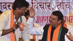 CM Devendra Fadnavis at Garware Hall, Churchgate in Mumbai, on September 30, 2019. (Photo by Anshuman Poyrekar/ Hindustan Times)(Hindustan Times) CM Devendra Fadnavis at Garware Hall, Churchgate in Mumbai, on September 30, 2019. (Photo by Anshuman Poyrekar/ Hindustan Times)(Hindustan Times)