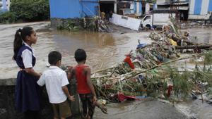 According to Sanjeev Wavare, PMC assistant medical officer of health department, heavy showers, followed by floods and constant waterlogging are cited as predominant reasons for the rise in leptospirosis.(HT/PHOTO) According to Sanjeev Wavare, PMC assistant medical officer of health department, heavy showers, followed by floods and constant waterlogging are cited as predominant reasons for the rise in leptospirosis.(HT/PHOTO)