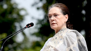 Attacking BJP, Congress president Sonia Gandhi on Wednesday said it is “easy to take the name of Mahatma Gandhi but difficult to tread his path”(Photo: Twitter/ INCIndia) Attacking BJP, Congress president Sonia Gandhi on Wednesday said it is “easy to take the name of Mahatma Gandhi but difficult to tread his path”(Photo: Twitter/ INCIndia)