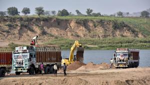 The Central Bureau of Investigation (CBI) has registered a case against two senior Indian Administrative Service (IAS) officers and 10 others in connection with alleged illegal sand mining activities carried out between 2012 and 2015 in Saharanpur.(Arun Sharma/HT PHOTO) The Central Bureau of Investigation (CBI) has registered a case against two senior Indian Administrative Service (IAS) officers and 10 others in connection with alleged illegal sand mining activities carried out between 2012 and 2015 in Saharanpur.(Arun Sharma/HT PHOTO)