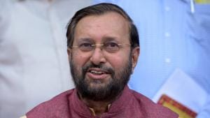 Fake news has to be stopped and that is our joint work. It is not just the government’s job, it is everybody’s job said I&B Minister Prakash Javadekar(HT PHOTO/Mohd Zakirs) Fake news has to be stopped and that is our joint work. It is not just the government’s job, it is everybody’s job said I&B Minister Prakash Javadekar(HT PHOTO/Mohd Zakirs)