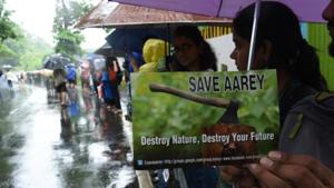 Bombay HC refuses to declare Mumbai’s Aarey Colony forest area, also declines to quash approval to cut trees for metro car shed.(Hindustan Times) Bombay HC refuses to declare Mumbai’s Aarey Colony forest area, also declines to quash approval to cut trees for metro car shed.(Hindustan Times)