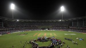 Aerial shot of Wankhede Stadium, the headquarters of the Mumbai Cricket Association.(Getty Images) Aerial shot of Wankhede Stadium, the headquarters of the Mumbai Cricket Association.(Getty Images)