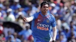 File image of India pacer Navdeep Saini.(AP) File image of India pacer Navdeep Saini.(AP)