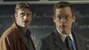In the Shadow of the Moon movie review: Boyd Holbrook and Michael C Hall in a still from the new Netflix film. In the Shadow of the Moon movie review: Boyd Holbrook and Michael C Hall in a still from the new Netflix film.
