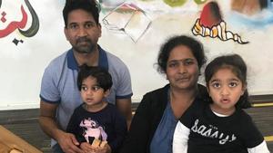 The family of four has been held at the Christmas Island detention facility for the past month while their fight to stay in the country is before the courts.(Facebook/solidaritywithBiloela)