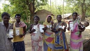 The tribals are impoverished and their staple diet is still rice and dal or rice and salt despite intervention and investment by the government, according to human rights activists.(HT PHOTO.) The tribals are impoverished and their staple diet is still rice and dal or rice and salt despite intervention and investment by the government, according to human rights activists.(HT PHOTO.)