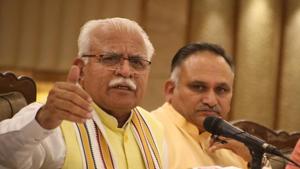 The chief minister said it is not the first time that accusations of corruption in ticket distribution in the Congress have been made.(HT Photo) The chief minister said it is not the first time that accusations of corruption in ticket distribution in the Congress have been made.(HT Photo)