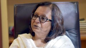 Aruna Katara, organiser India Business Literature Festival.(HT PHOTO) Aruna Katara, organiser India Business Literature Festival.(HT PHOTO)