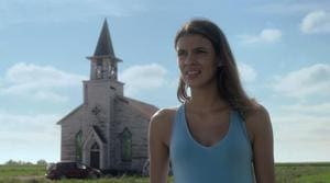 In The Tall Grass movie review: Laysla De Oliveira in a still from the new Netflix film.(Netflix) In The Tall Grass movie review: Laysla De Oliveira in a still from the new Netflix film.(Netflix)