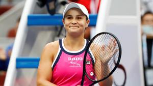 Ashleigh Barty of Australia celebrates winning the match against Kiki Bertens of Netherlands.(REUTERS) Ashleigh Barty of Australia celebrates winning the match against Kiki Bertens of Netherlands.(REUTERS)
