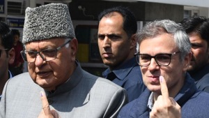 Farooq Abdullah is under house arrest at his Srinagar residence while his son Omar is detained at a state guest house. (ANI/ Representative Image) Farooq Abdullah is under house arrest at his Srinagar residence while his son Omar is detained at a state guest house. (ANI/ Representative Image)