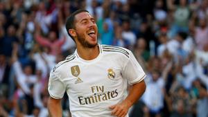 Real Madrid forward Eden Hazard.(REUTERS) Real Madrid forward Eden Hazard.(REUTERS)