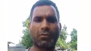The CRPF constable Pramod Kumar. (Screengrab from his viral video) The CRPF constable Pramod Kumar. (Screengrab from his viral video)