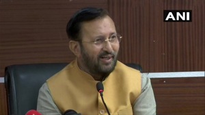 Union Environment Minister Prakash Javadekar had expressed support for the Metro car shed at Mumbai’s Aarey Colony that entails chopping down more than 2000 trees.(ANI) Union Environment Minister Prakash Javadekar had expressed support for the Metro car shed at Mumbai’s Aarey Colony that entails chopping down more than 2000 trees.(ANI)