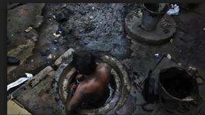 The National Commission for Safai Karamacharis estimates that in India, one person dies every five days while cleaning sewers or septic tanks.(HT File) The National Commission for Safai Karamacharis estimates that in India, one person dies every five days while cleaning sewers or septic tanks.(HT File)