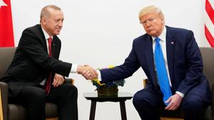 US President Donald Trump and his Turkish counterpart Tayyip Erdogan(Reuters image) US President Donald Trump and his Turkish counterpart Tayyip Erdogan(Reuters image)
